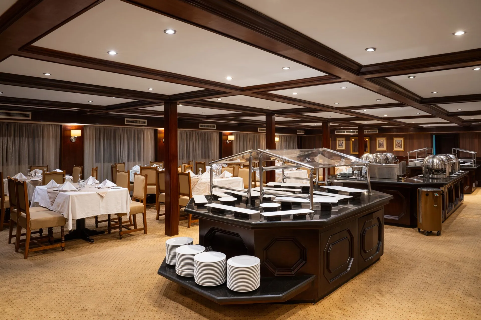 Restaurant aboard the MS Nile Symphony Nile Cruise Nile cruise